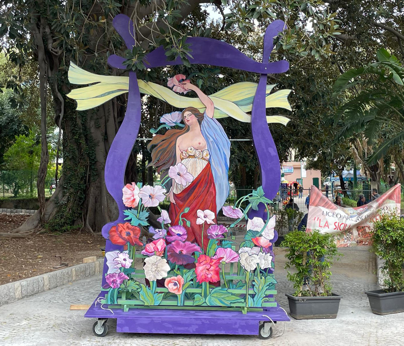 Evento di riapertura al pubblico della prima area del Giardino Inglese il 24 aprile in collaborazione agli studenti del Liceo Artistico “E. Catalano”