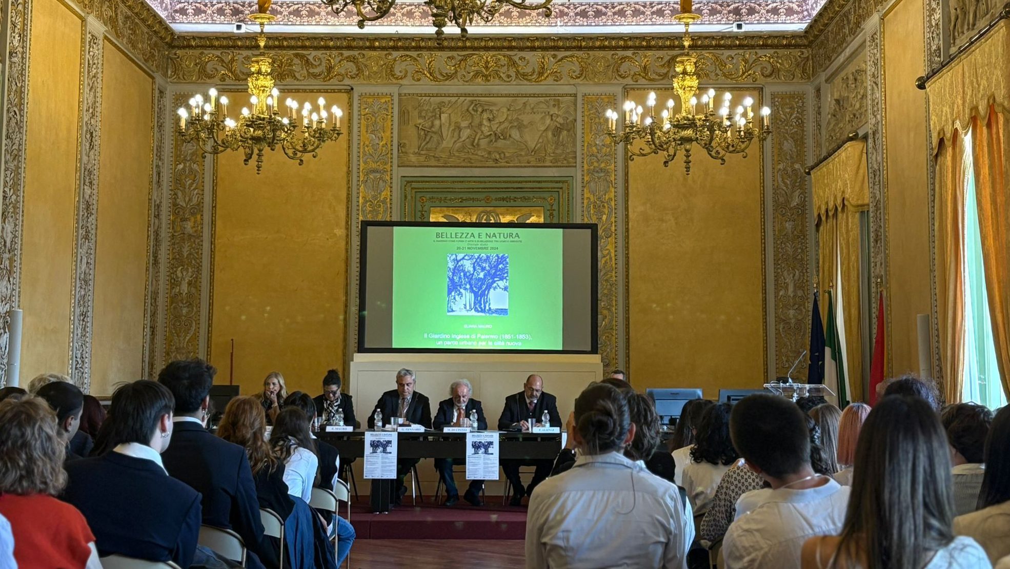 Giornate studio Bellezza e natura, presso la sala gialla ARS, Palermo